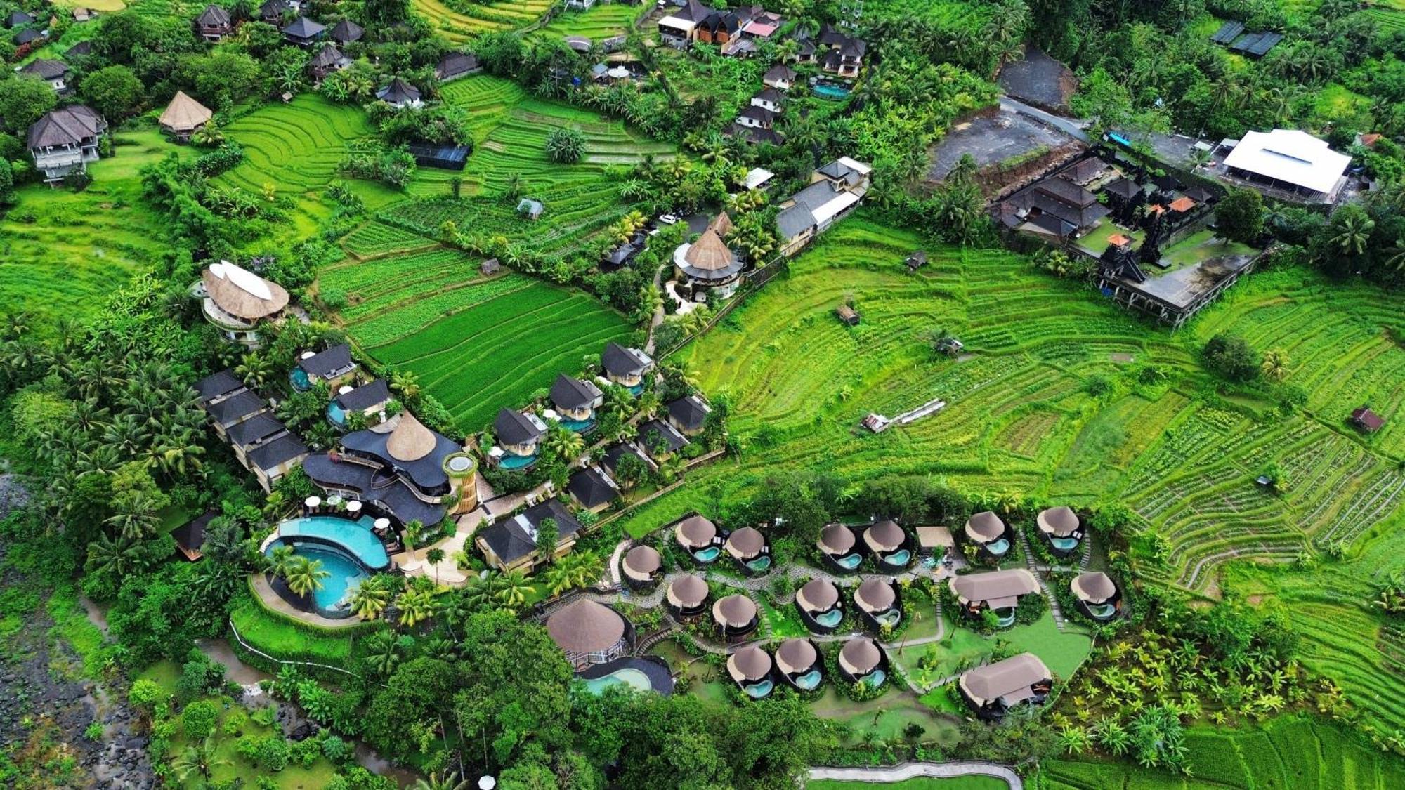 Wapa Di Ume Sidemen Hotel Sidemen  Exterior photo Aerial view of the resort